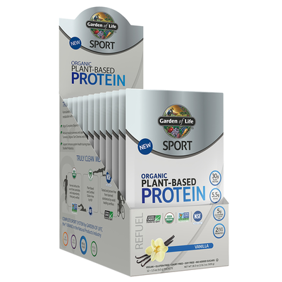 SPORT Organic Plant-Based Protein, Vanilla (Garden of Life)