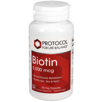 Biotin 5000mcg (Protocol for life balance)