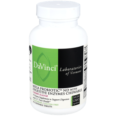 Mega Probiotic-ND with Digestive Enzymes - Cherry (Davinci Labs)