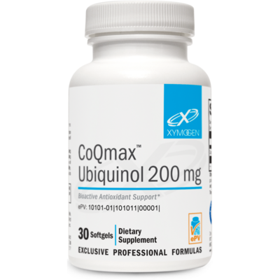 CoQmax Ubiquinol 200mg (Xymogen)