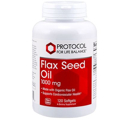 Flax Seed Oil 1000mg (Protocol for life balance)