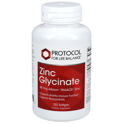 Zinc Glycinate 30mg Albion TRACCS Zinc (Protocol for life balance)