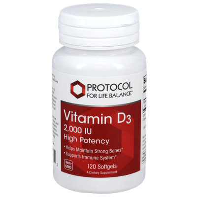 Vitamin D3 2,000IU (Protocol for life balance)