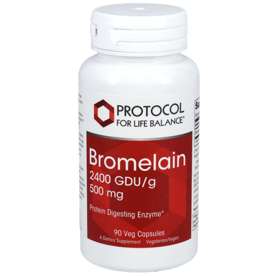 Bromelain 2400 GDU/g 500mg (Protocol for life balance)