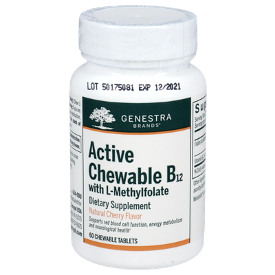 Active Chewable B12 + Methylfolate (Seroyal/Genestra)