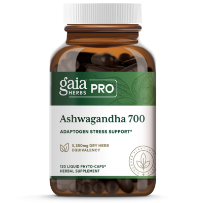 Ashwagandha 700 (Gaia Herbs)