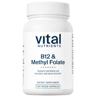 B-12/Methyl Folate 1000mcg/800mcg (Vital Nutrients)