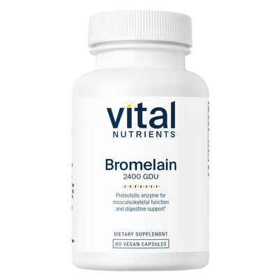 Bromelain High Potency 2400GDU 375mg (Vital Nutrients)