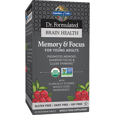 Dr. Formulated Memory & Focus For Young Adults (Garden of Life)