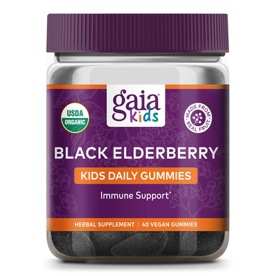 GaiaKids Everyday Elderberry Gummies (Gaia Herbs)