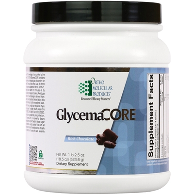 GlycemaCore Chocolate 14 Servings - CA Only (Ortho Molecular Products)