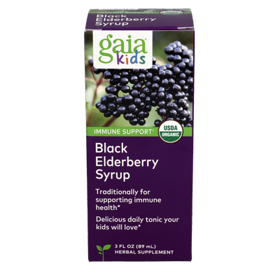 Kids Black Elderberry Syrup (Gaia Herbs)