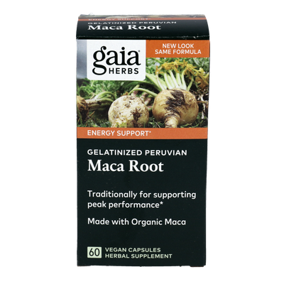 Maca Root (Organic) 500mg Capsules (Gaia Herbs)