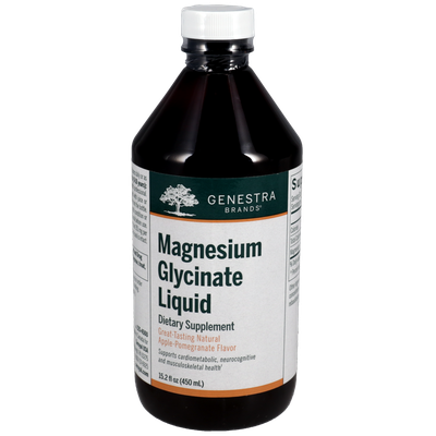 Magnesium Glycinate Liquid, Apple-Pomegranate Flavor (Seroyal/Genestra)