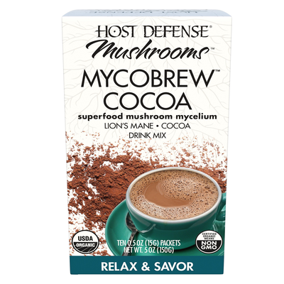 MycoBrew® Cocoa - 10 Pack (Host Defense)