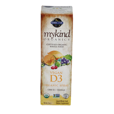 Mykind Organics Vegan D3 Spray (Garden of Life)