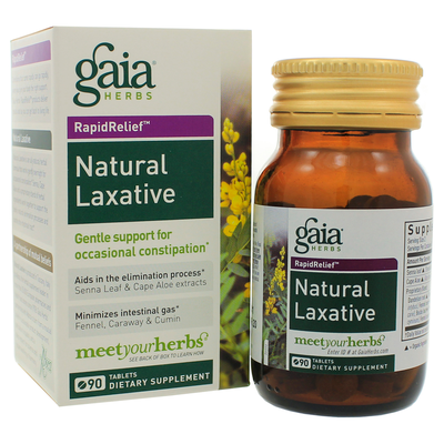 Natural Laxative Tablets (Gaia Herbs)