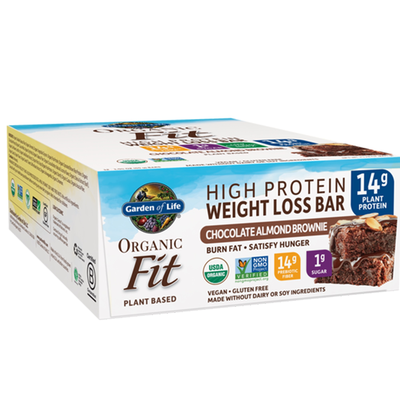 Organic Fit Bar Chocolate Almond Brownie (Garden of Life)