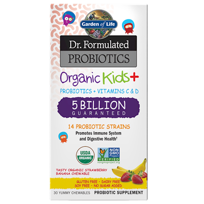 Organic Kids Probiotics Strawberry Banana (Garden of Life)