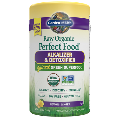 Perfect Food Raw-Alkalizer-Detoxifier Organic Powder (Garden of Life)