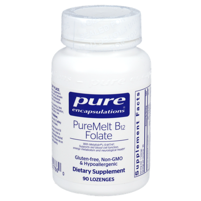 PureMelt B12 Folate Lozenges (Pure Encapsulations)