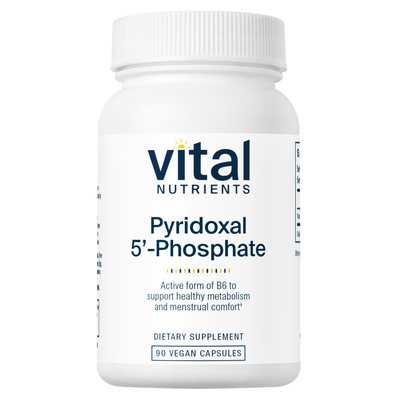 Pyridoxal-5-Phosphate 50mg with Active form of Vitamin B6 (Vital Nutrients)