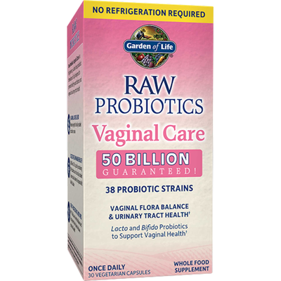 Raw Probiotics Vaginal Care Shelf-Stable (Garden of Life)