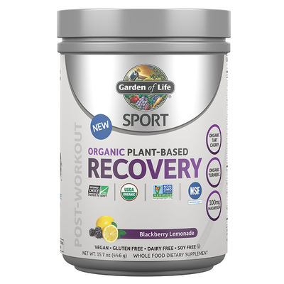 SPORT Organic Post-Workout Recovery Blackberry Lemonade (Garden of Life)