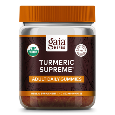 Turmeric Supreme Adult Daily Gummies (Gaia Herbs)