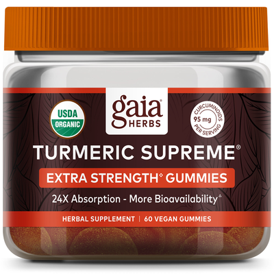 Turmeric Supreme Extra Strength Gummies (Gaia Herbs)