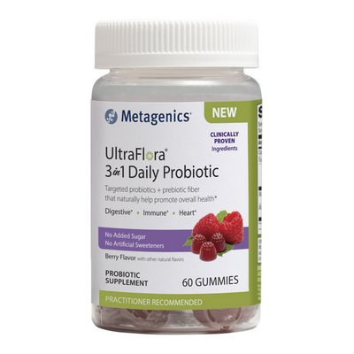 UltraFlora 3 in 1 Daily Probiotic, Berry (Metagenics)