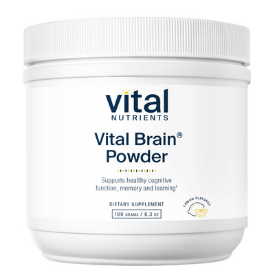 Vital Brain® Powder with GPC, ALC, and PS, Lemon Flavor