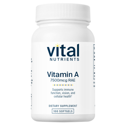 Vitamin A 7500mcg RAE (Vital Nutrients)