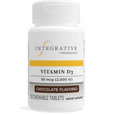 Vitamin D3 2000IU Chewable/Chocolate (Integrative Therapeutics)