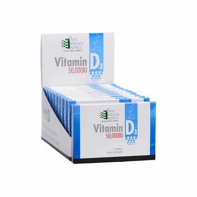 Vitamin D3 50,000IU Blister Packs (Ortho Molecular Products)