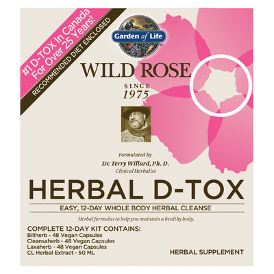 Wild Rose Herbal D-Tox Kit (12 Day) (Garden of Life)