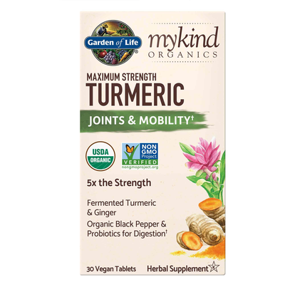 mykind Organics Maximum Strength Turmeric Joints & Mobility (Garden of Life)