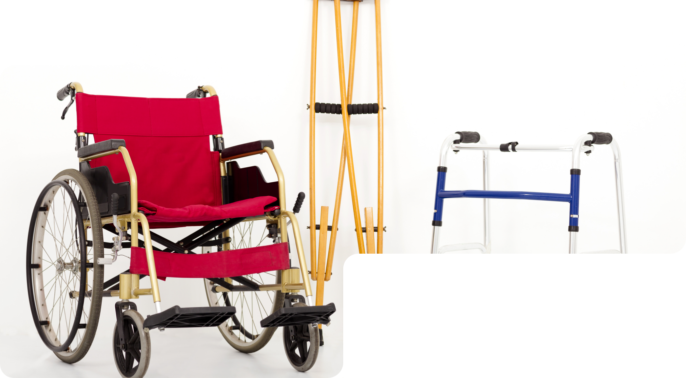 Wheelchair,crutches and Mobility aids