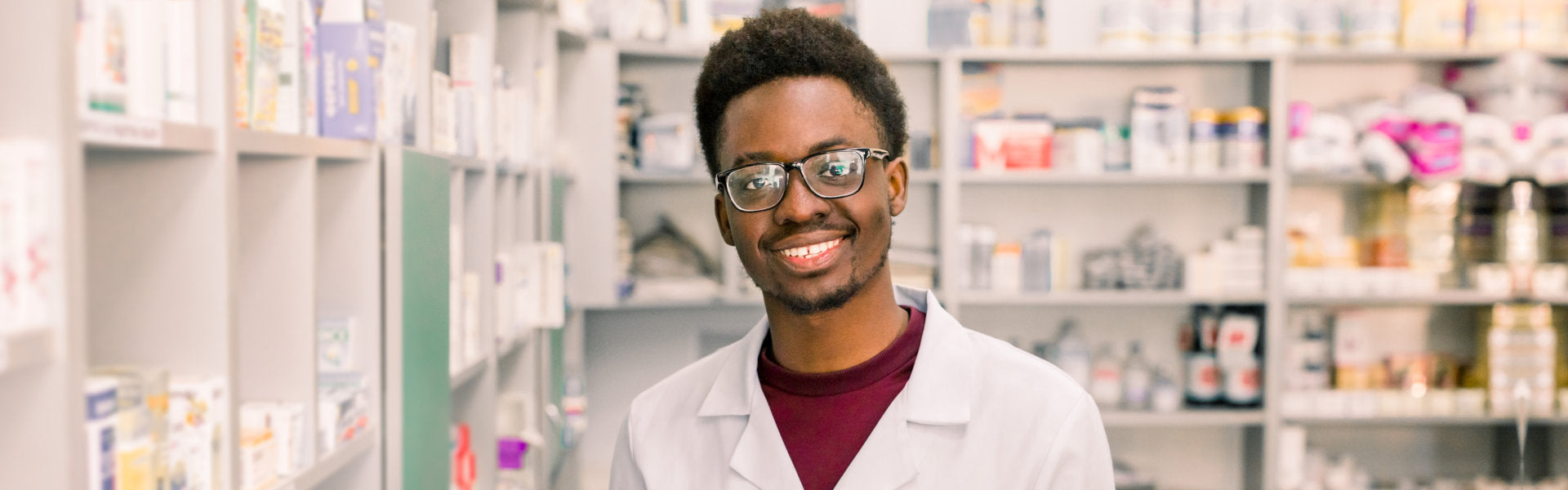 pharmacist smiling